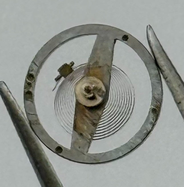 Brac 2021 Balance Wheel Complete And Spring 5¼''' 69 M Watch Movement Parts NOS