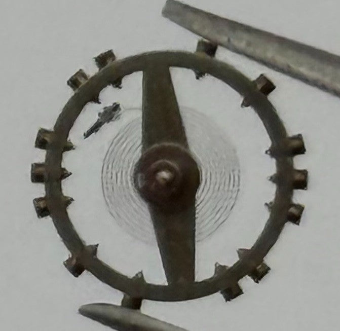 ETA 651 Balance Wheel Complete And Spring 4¼’’’ No 141 Watch Movement Parts NOS