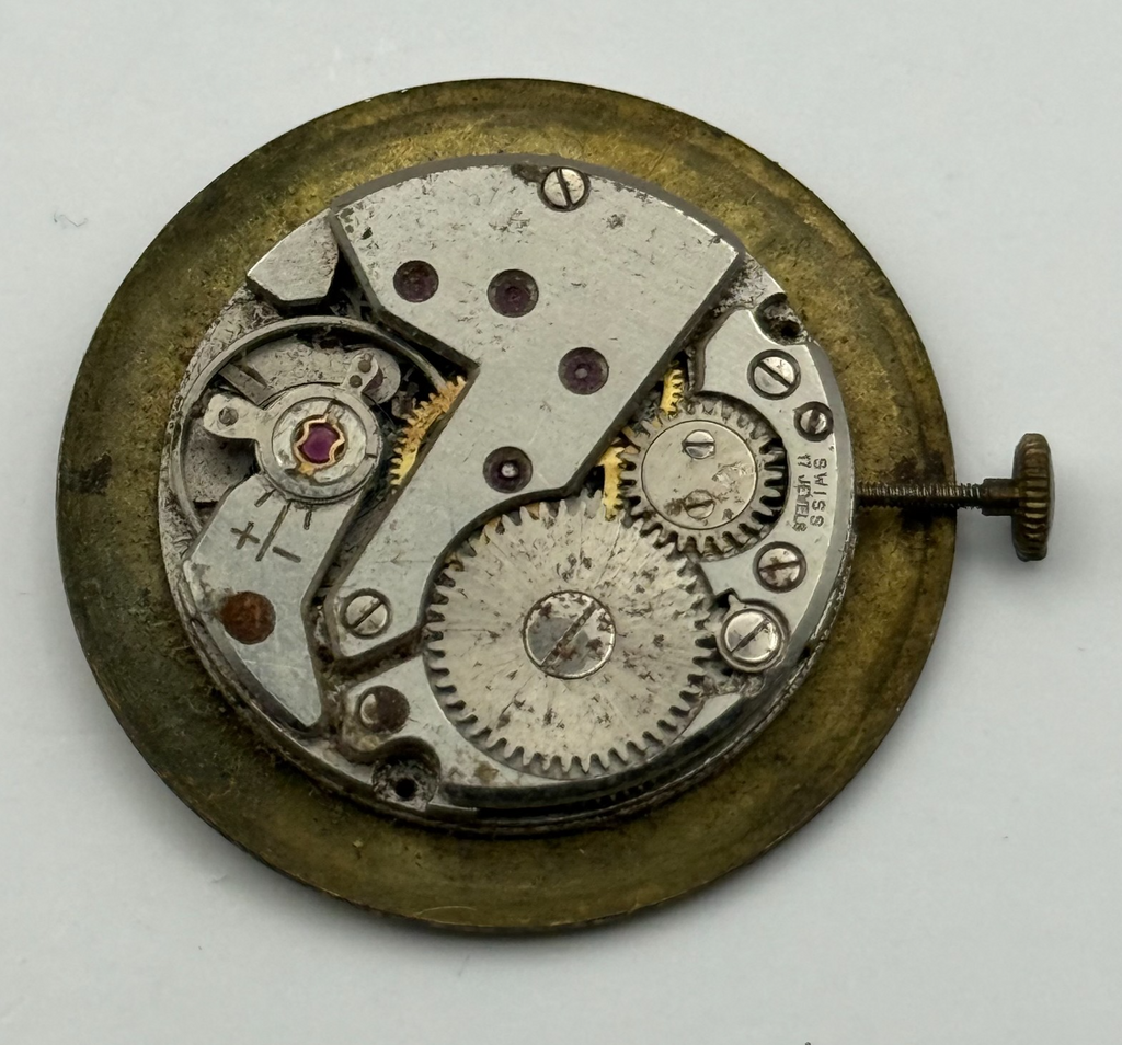FHF 76 Watch Movement - Trident - For Parts / Repair - 23.5mm
