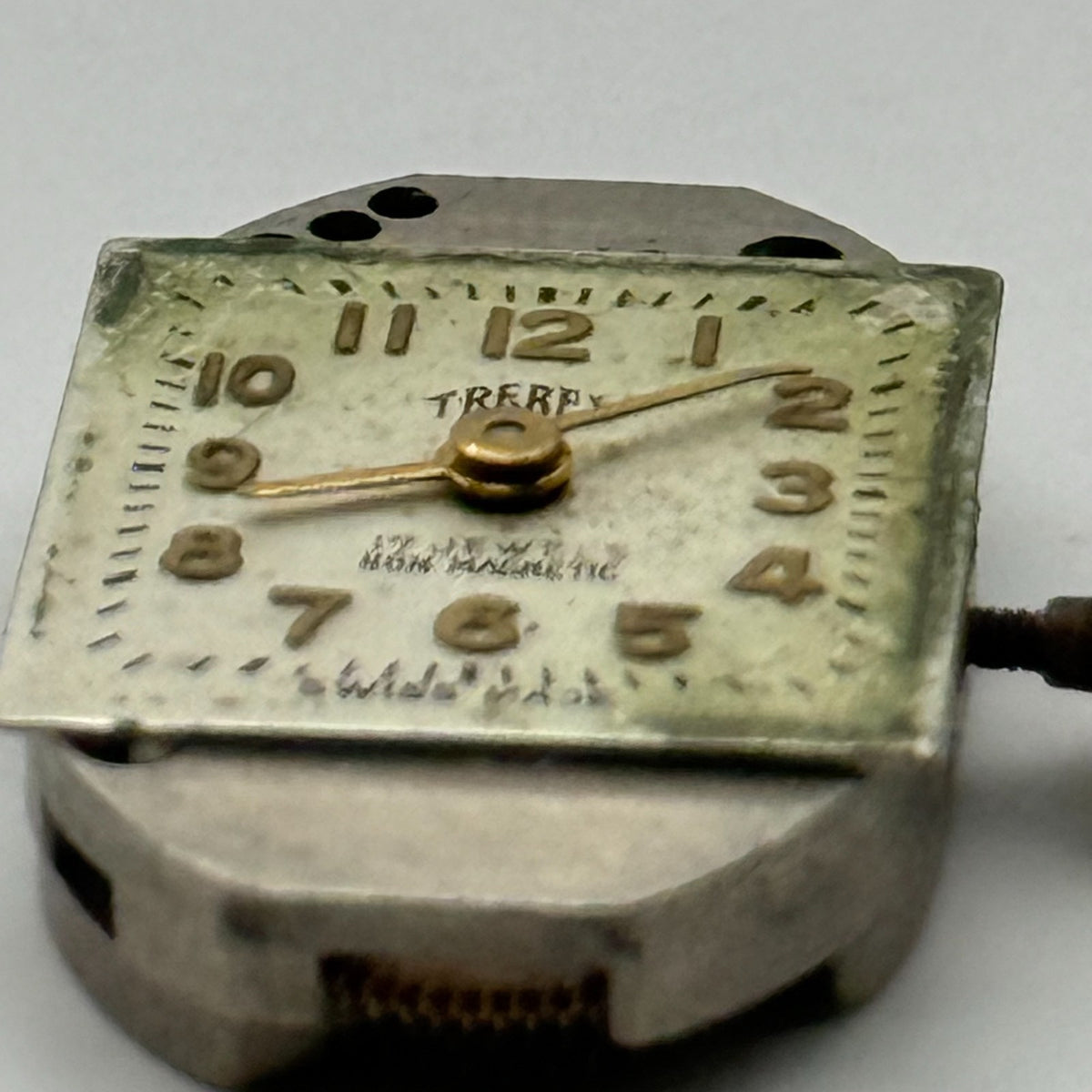 FHF 190 Watch Movement Running Trebex 17 Jewels Swiss Manual Wind Parts 12.8mm