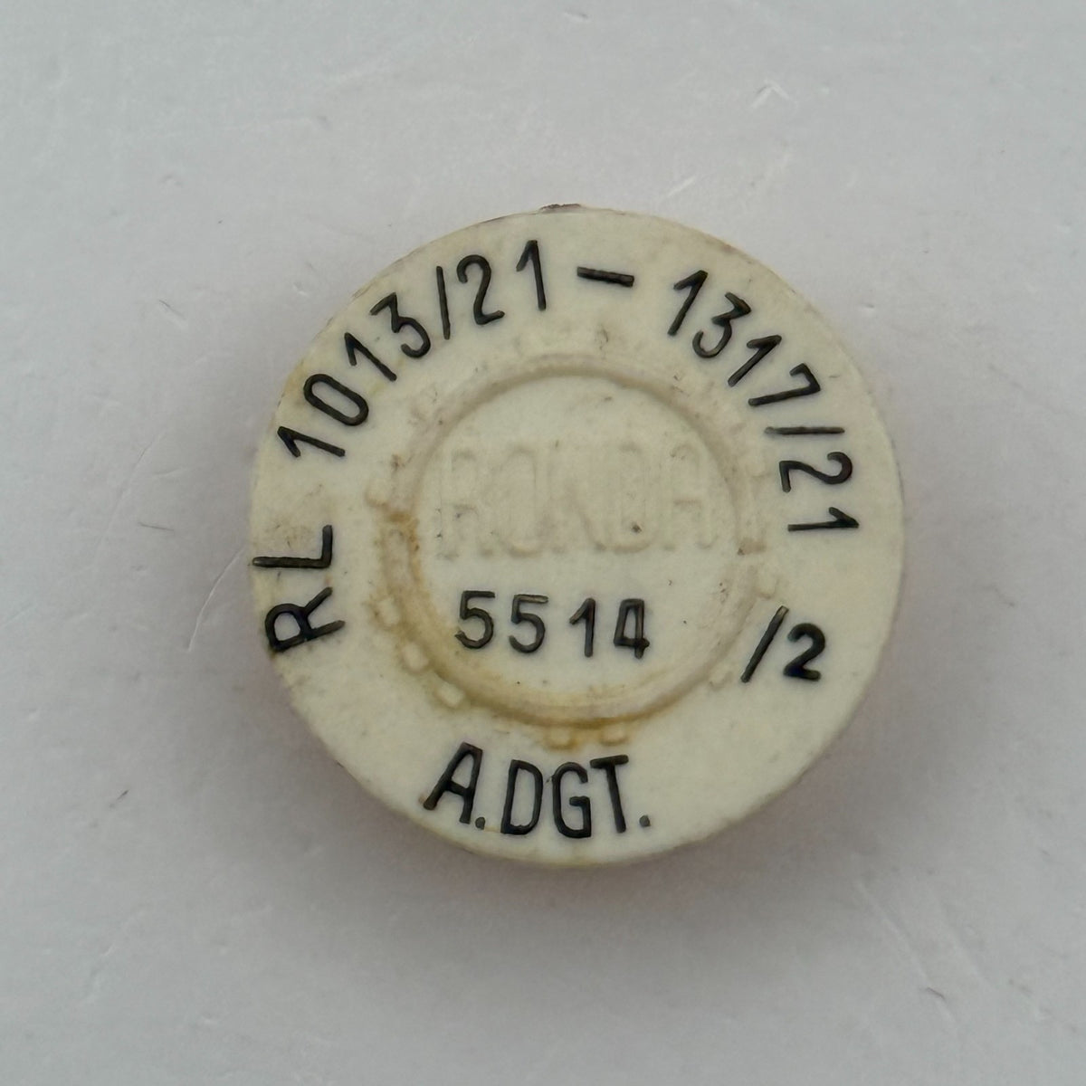 RL 1013/21 1317/21 Balance Wheel Complete And Spring Ronda 5514 Watch Parts NOS