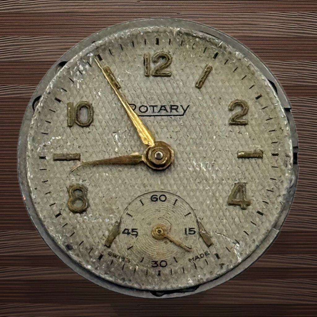 Peseux 220 Watch Movement - Rotary 810 Sub Seconds - For Parts / Repair - 19.5mm