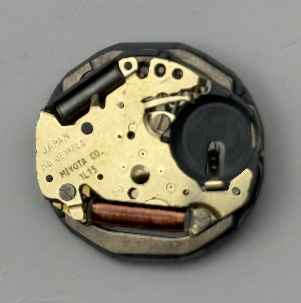 Miyota 1L15 Watch Movement Quartz Japan Untested Parts Repair Spares 16.1mm