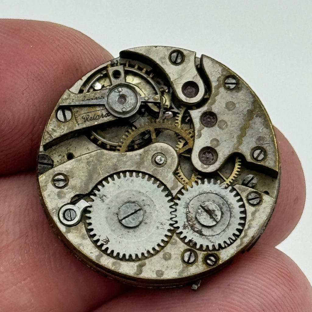 Unidentified Watch Movement Manual Wind Swiss Parts Repair 24.8mm