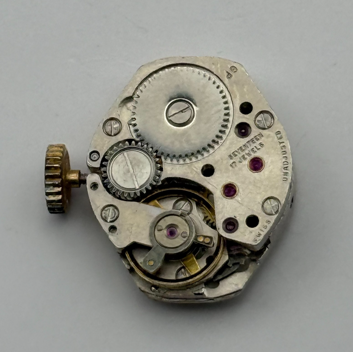 BFG 927 Watch Movement Josmar 17 Jewels Swiss Manual Wind Parts Repair 15.2mm