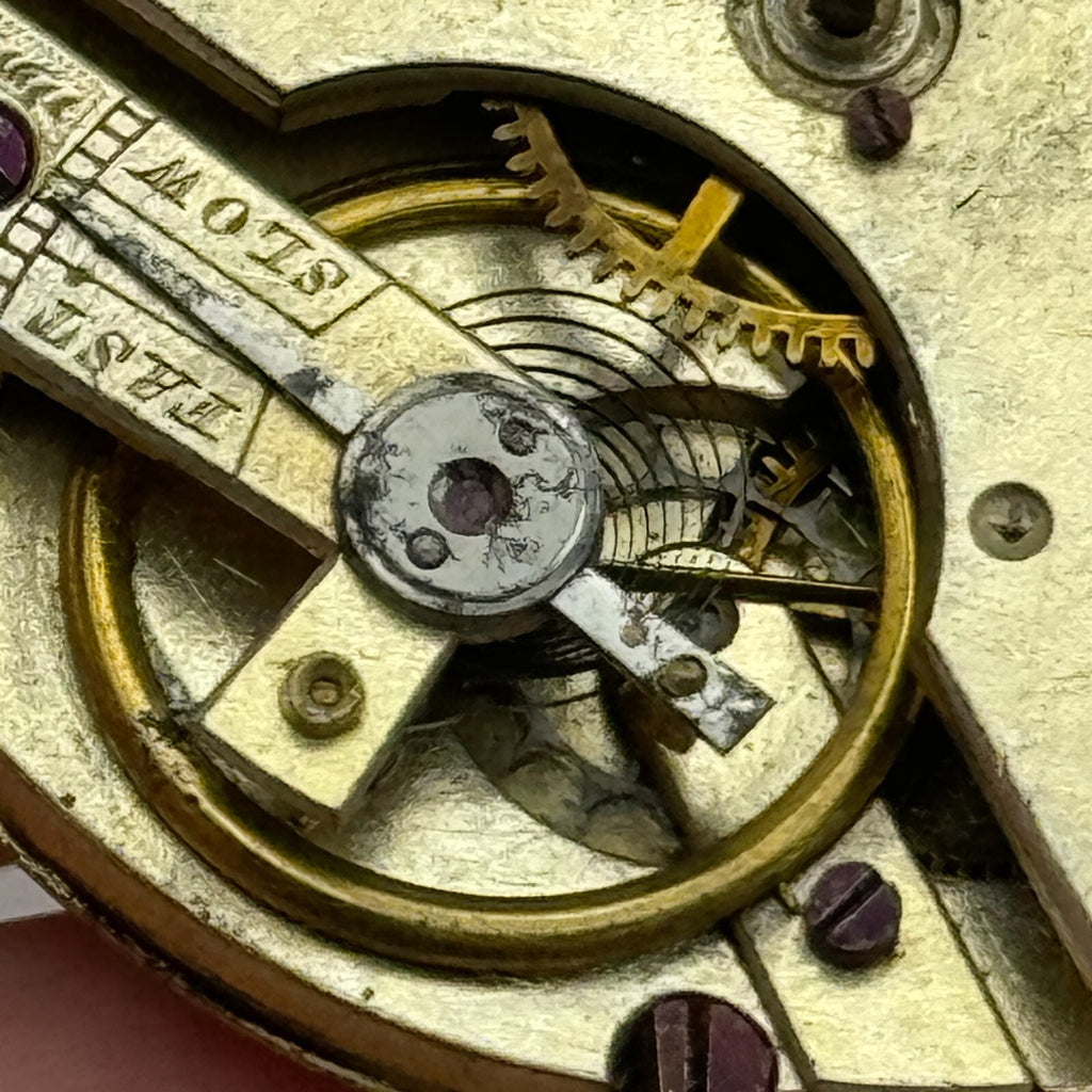 Nordmann Geneve Antique Key Wound Pocket Watch Movement Parts Repair 40.7mm