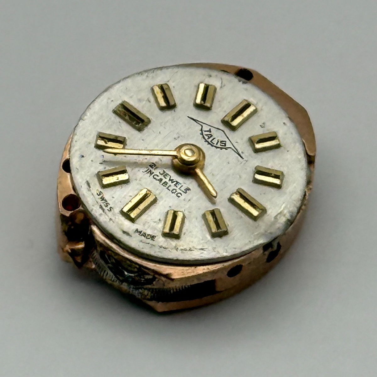 FEF 6630 Watch Movement Talis 21 Jewels Swiss Manual Wind Parts Repair 13mm