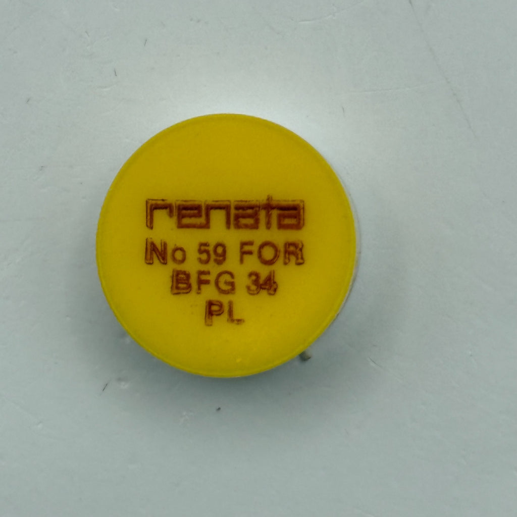 BFG 34 PL Balance Wheel Complete And Spring Renata 59 Watch Movement Parts NOS