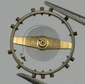 FHF 28 Balance Wheel Complete And Spring Renata 345 M Watch Movement Parts NOS
