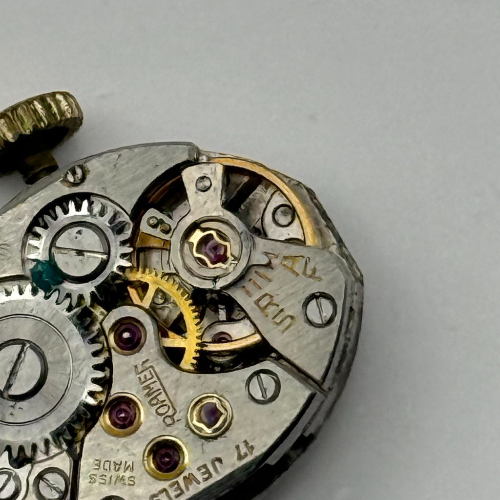 MST 389 Watch Movement Running Roamer 17J Swiss Manual Wind Parts Repair 13.1mm