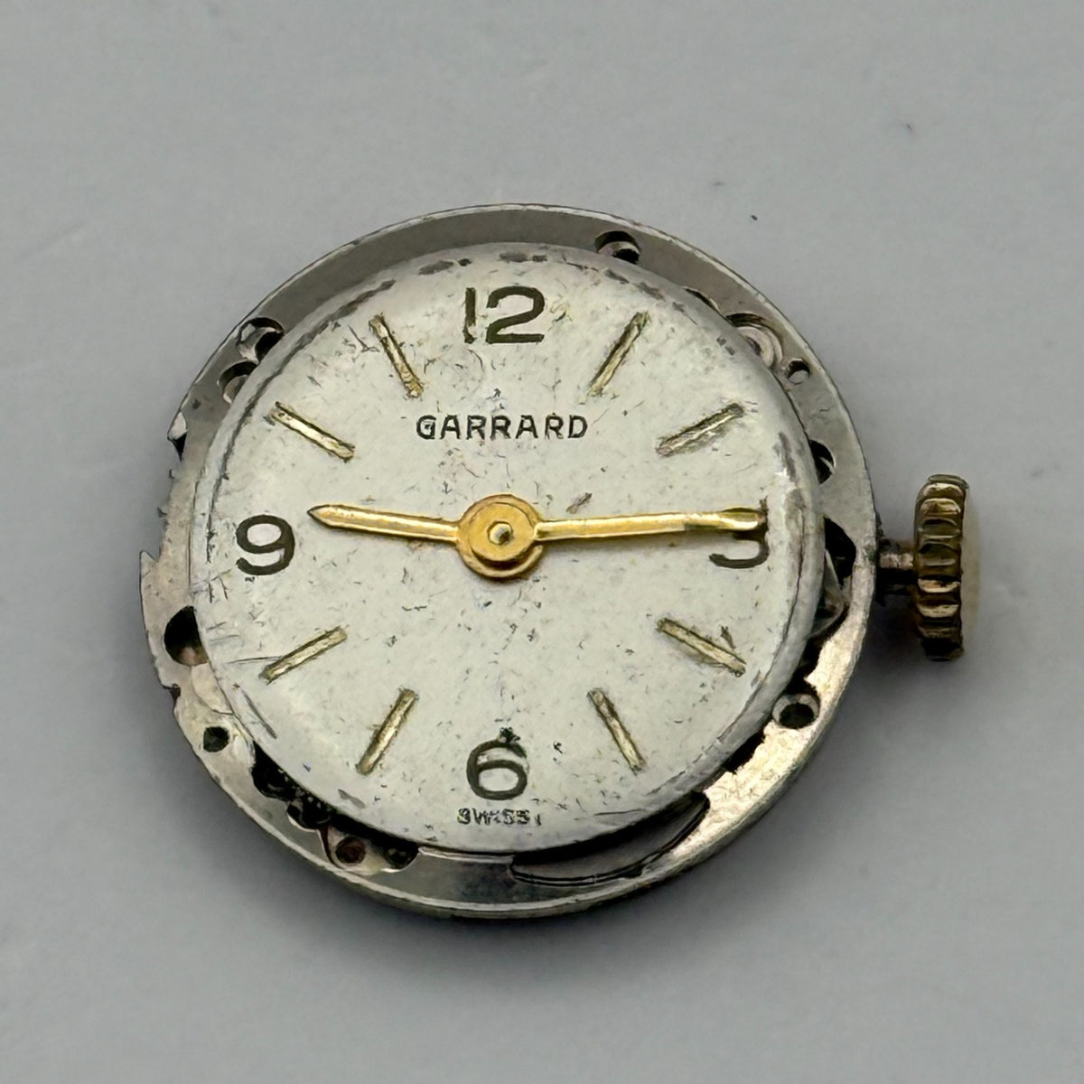 ETA 2510 Watch Movement - Garrard 17 Jewels Ladies 17.5m - For Parts / Repair