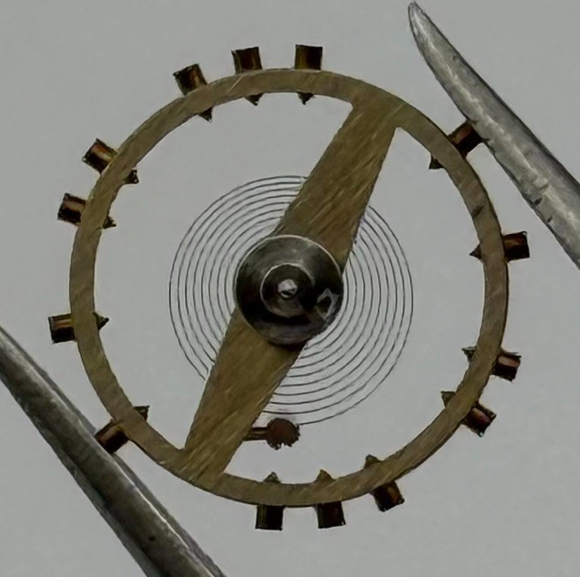 Essor S Balance Wheel Complete And Spring 10½’’’ Bergeon 252 Watch Movement Part