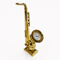 Saxophone Miniature Clock Brand New