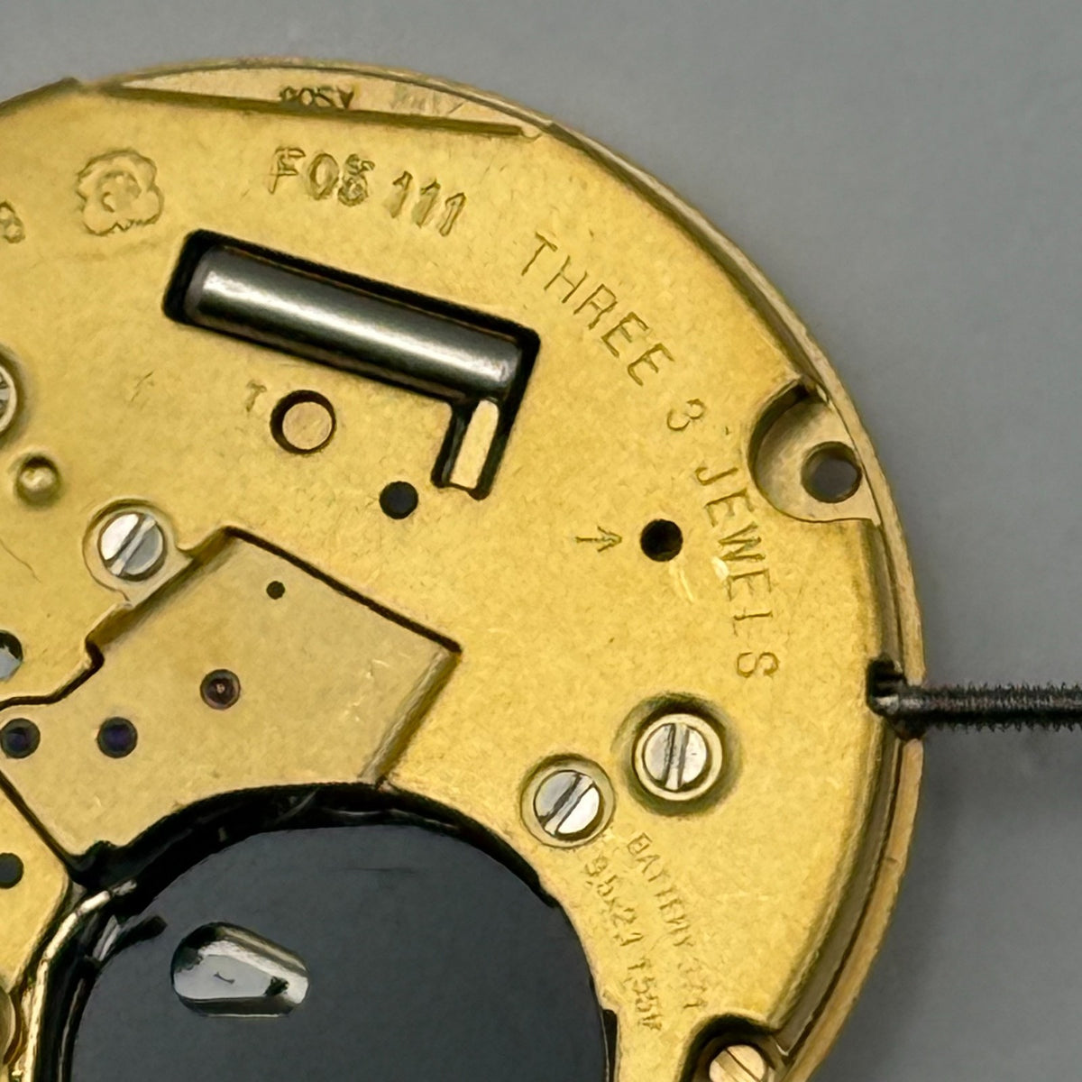 ETA F05.111 Watch Movement Running Quartz Three Jewels Swiss Parts Repair 23.8mm