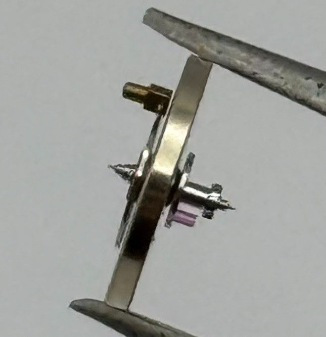 Ebosa 86 87 Balance Wheel Complete And Spring 8¾’’’ 1249 Watch Movement Parts