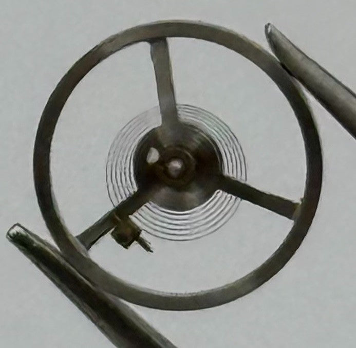 Oris 210 Balance Wheel Complete And Spring 8¾’’’ 463 Watch Movement Parts NOS