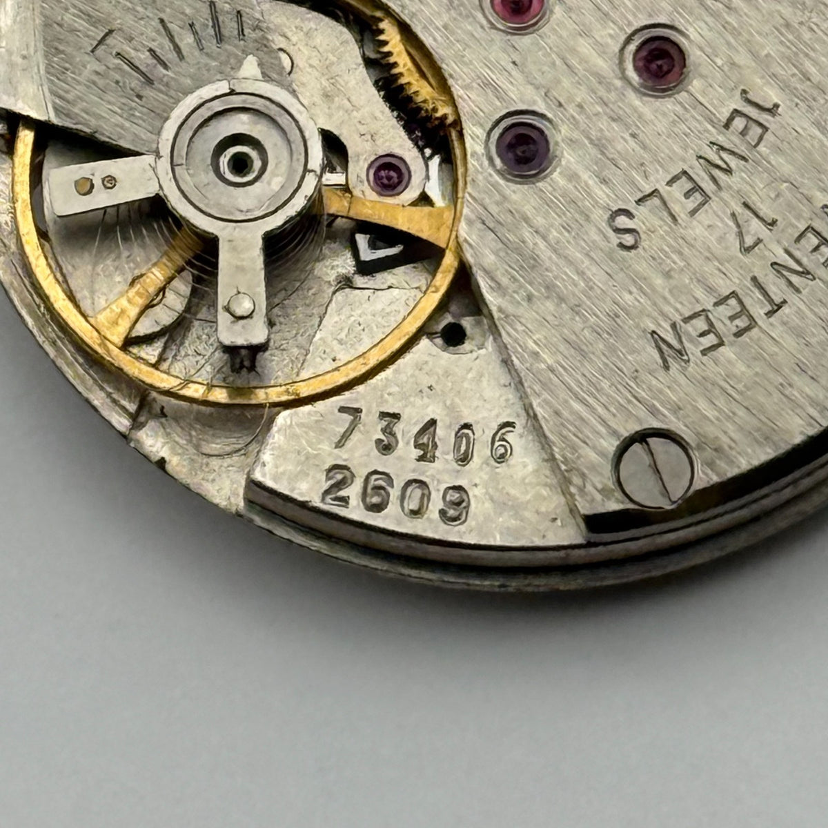 Poljot 2609 Watch Movement Soviet 17 Jewels Manual Wind Parts Repair 26.5mm
