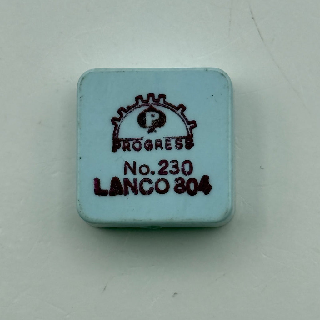 Lanco 804 Balance Wheel Complete And Spring 230 Progress Watch Movement Parts