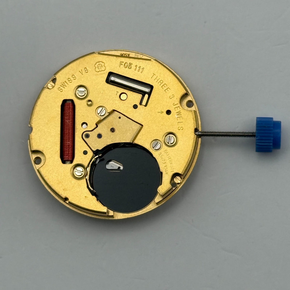 ETA F05.111 Watch Movement Running Quartz Three Jewels Swiss Parts Repair 23.8mm
