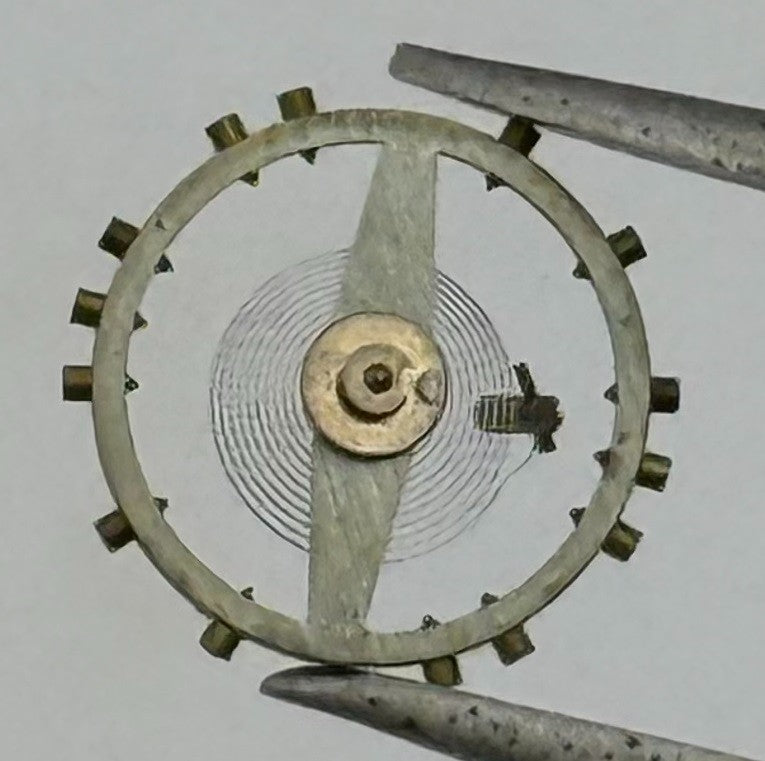 MST 381 Balance Wheel Complete And Spring 6¾ x8’’’ 69 Watch Movement Parts NOS