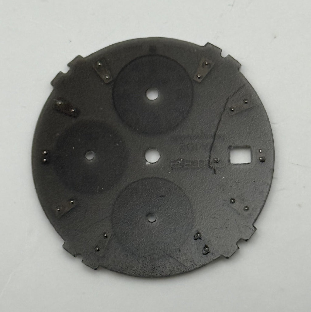 Seiko VI72-0AE8 Watch Dial Solar Chronograph Alarm Spare Parts Repair 28.1mm