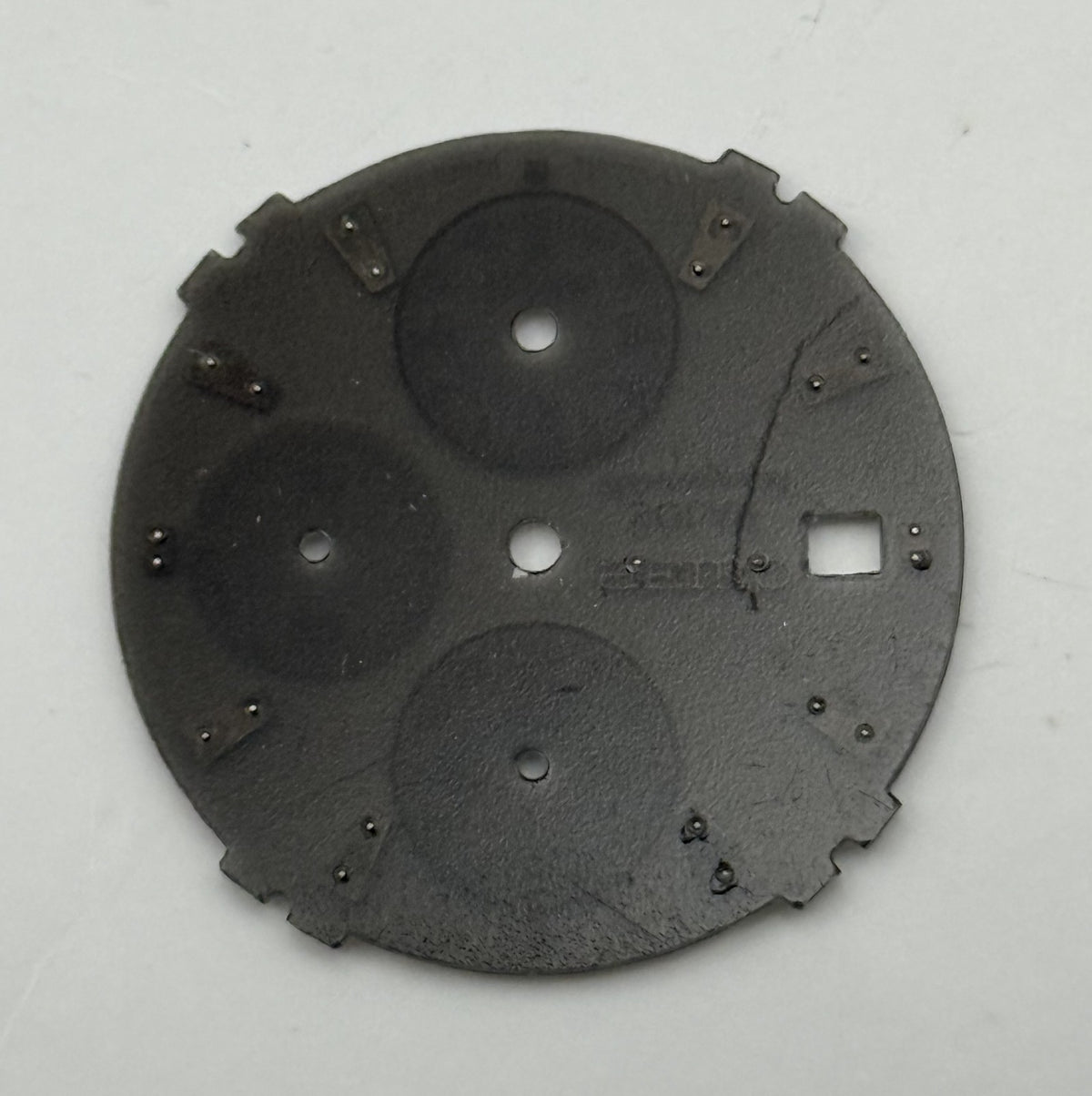 Seiko VI72-0AE8 Watch Dial Solar Chronograph Alarm Spare Parts Repair 28.1mm