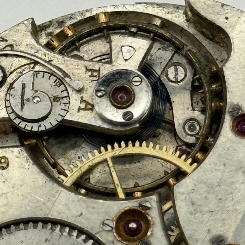 Denco Hunter Pocket Watch Movement Sub Seconds 17J Manual Wind Parts 40.5mm