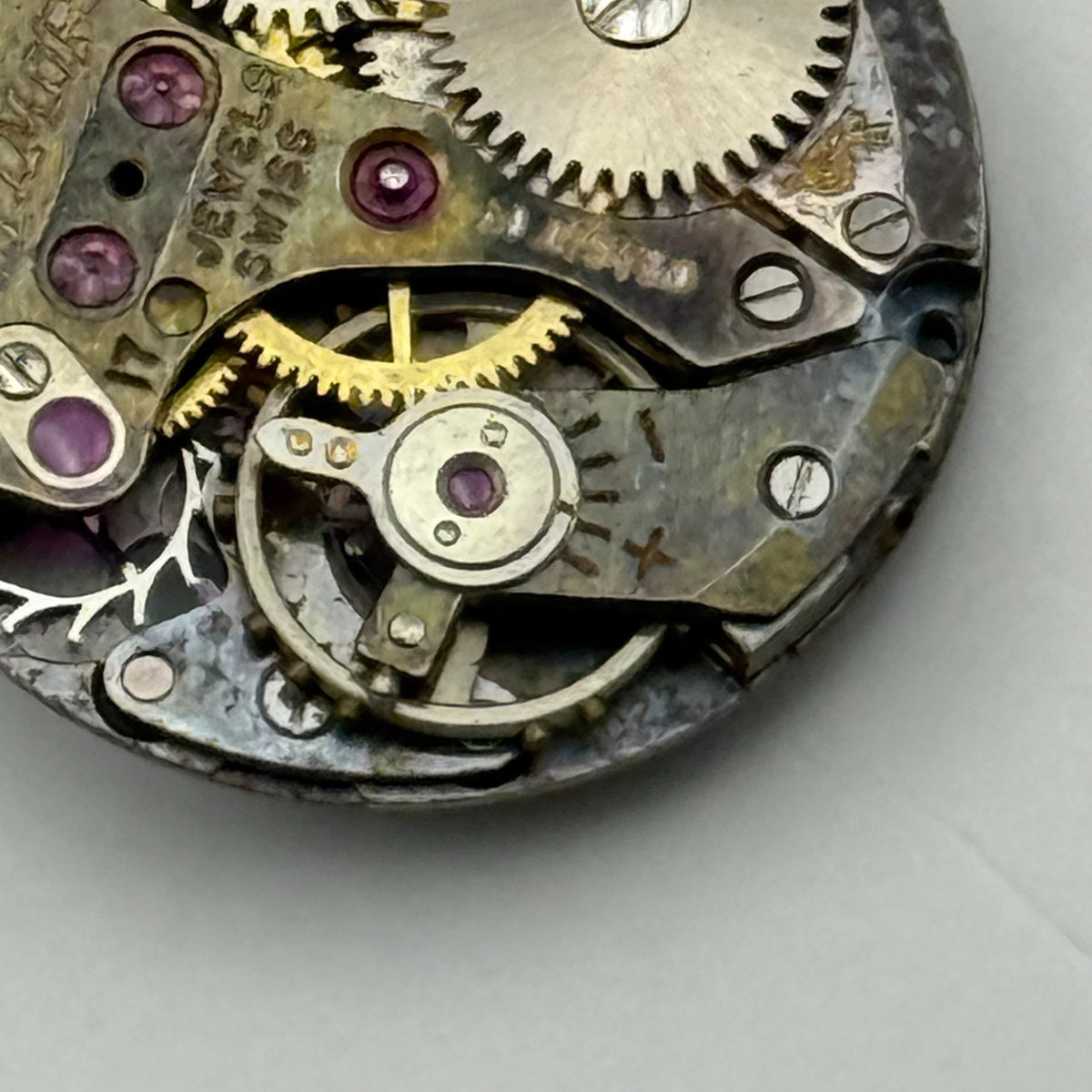Felsa 4022 Watch Movement Timor 17 Jewels Swiss Manual Wind Parts Repair 17.5mm