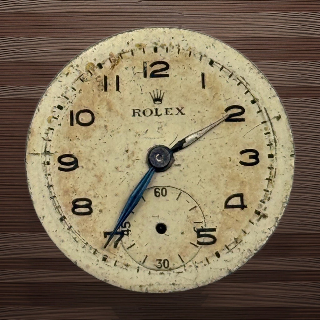 Rolex Prima Watch Movement + Dial 15 Rubies To Restore Or For Parts 20mm