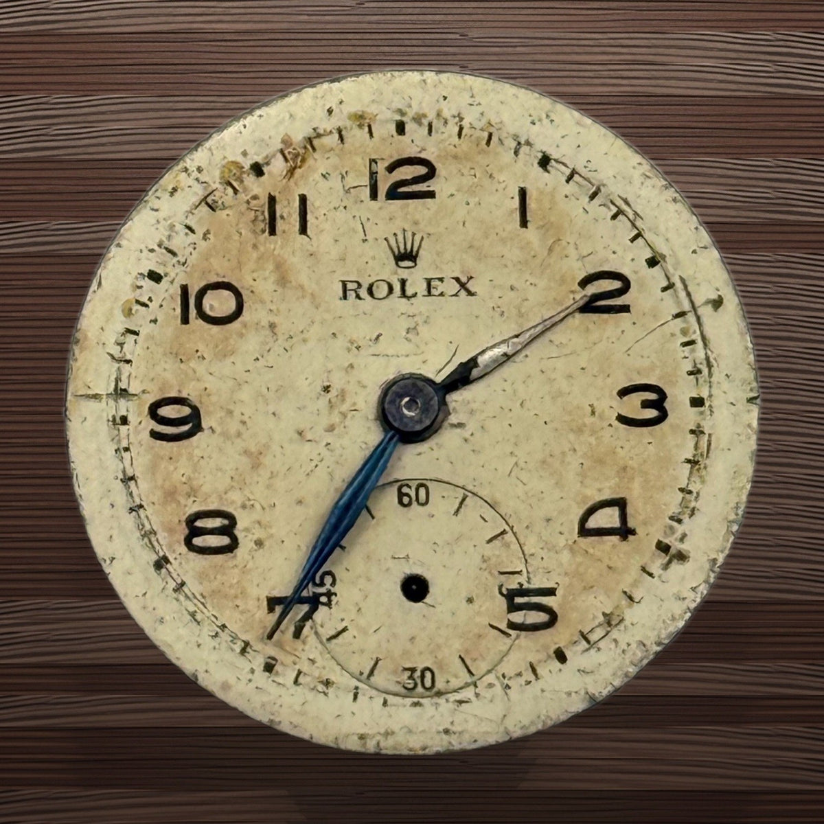 Rolex Prima Watch Movement + Dial 15 Rubies To Restore Or For Parts 20mm