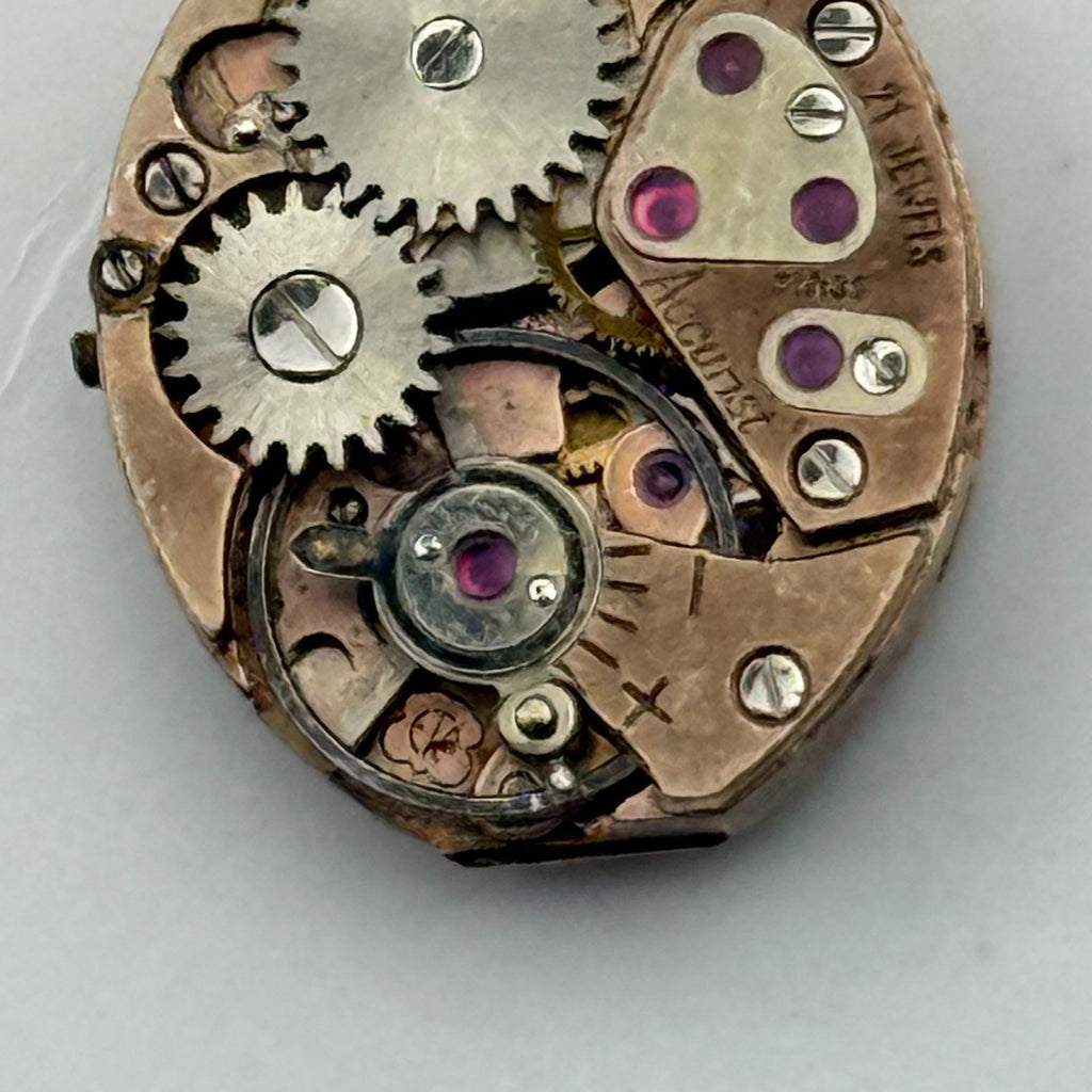 ETA 2437 Watch Movement Accurist 21 Jewels Swiss Manual Wind Parts Repair 12.8mm