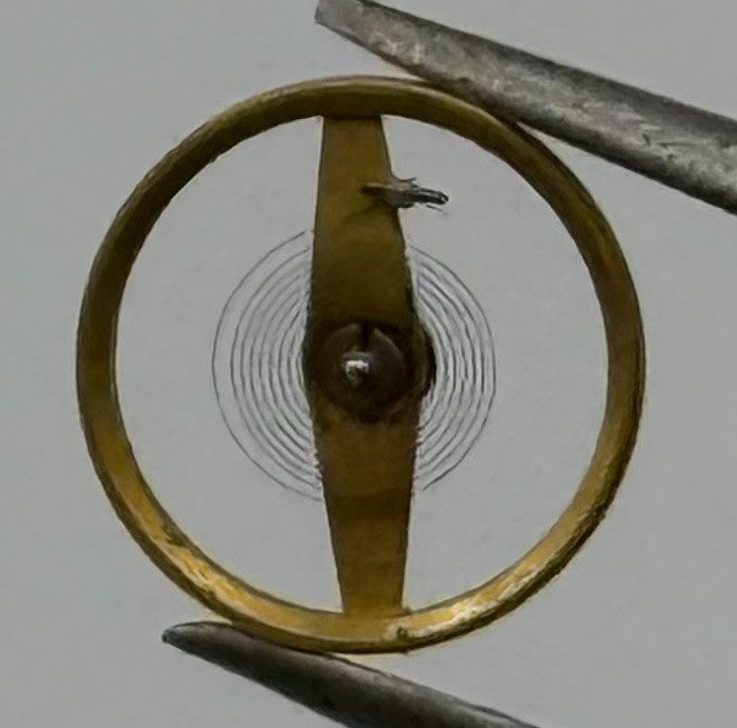 GSW 60 Balance Wheel Complete And Spring 5½’’’ 1068 M Watch Movement Parts NOS
