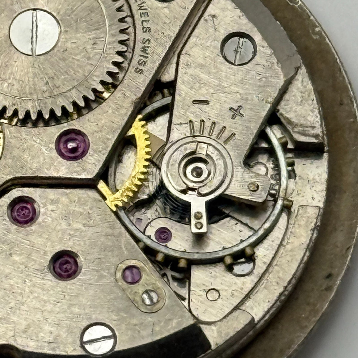 Peseux 336N Watch Movement Rotary 17 Jewels Swiss Manual Wind Parts Repair 26mm