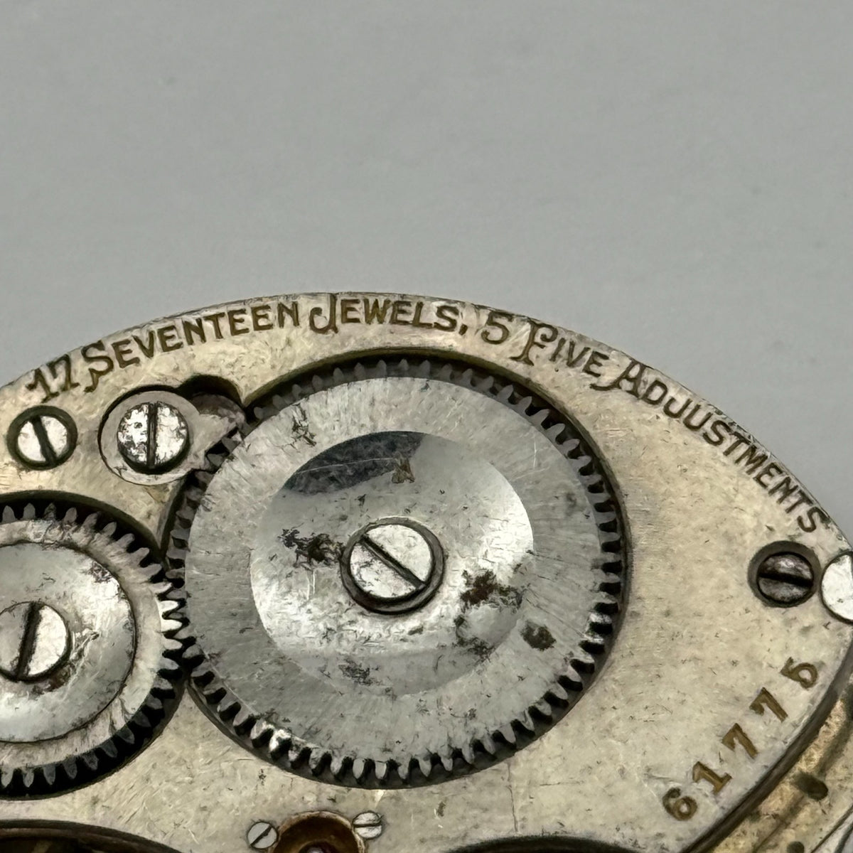 Denco Hunter Pocket Watch Movement Sub Seconds 17J Manual Wind Parts 40.5mm