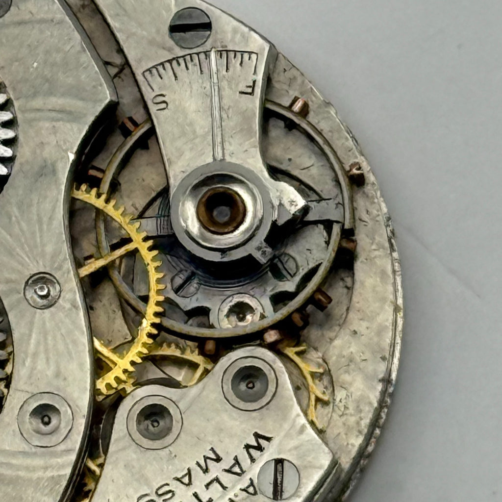 Waltham Grade 510 Watch Movement Model 1912 American Antique 6/0s Parts Repair