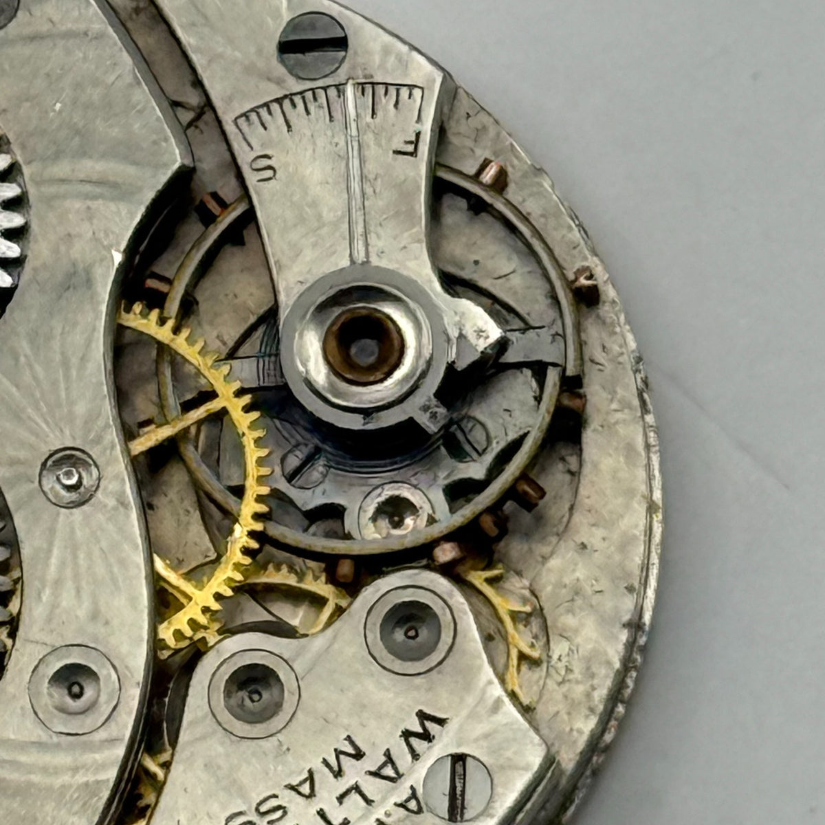 Waltham Grade 510 Watch Movement Model 1912 American Antique 6/0s Parts Repair
