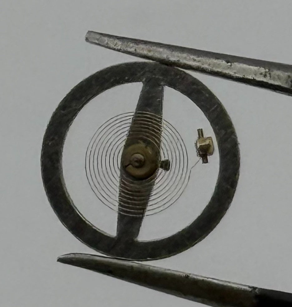 Roseba 8 Balance Wheel Complete And Spring 10½’’’ 2896 Watch Movement Parts NOS