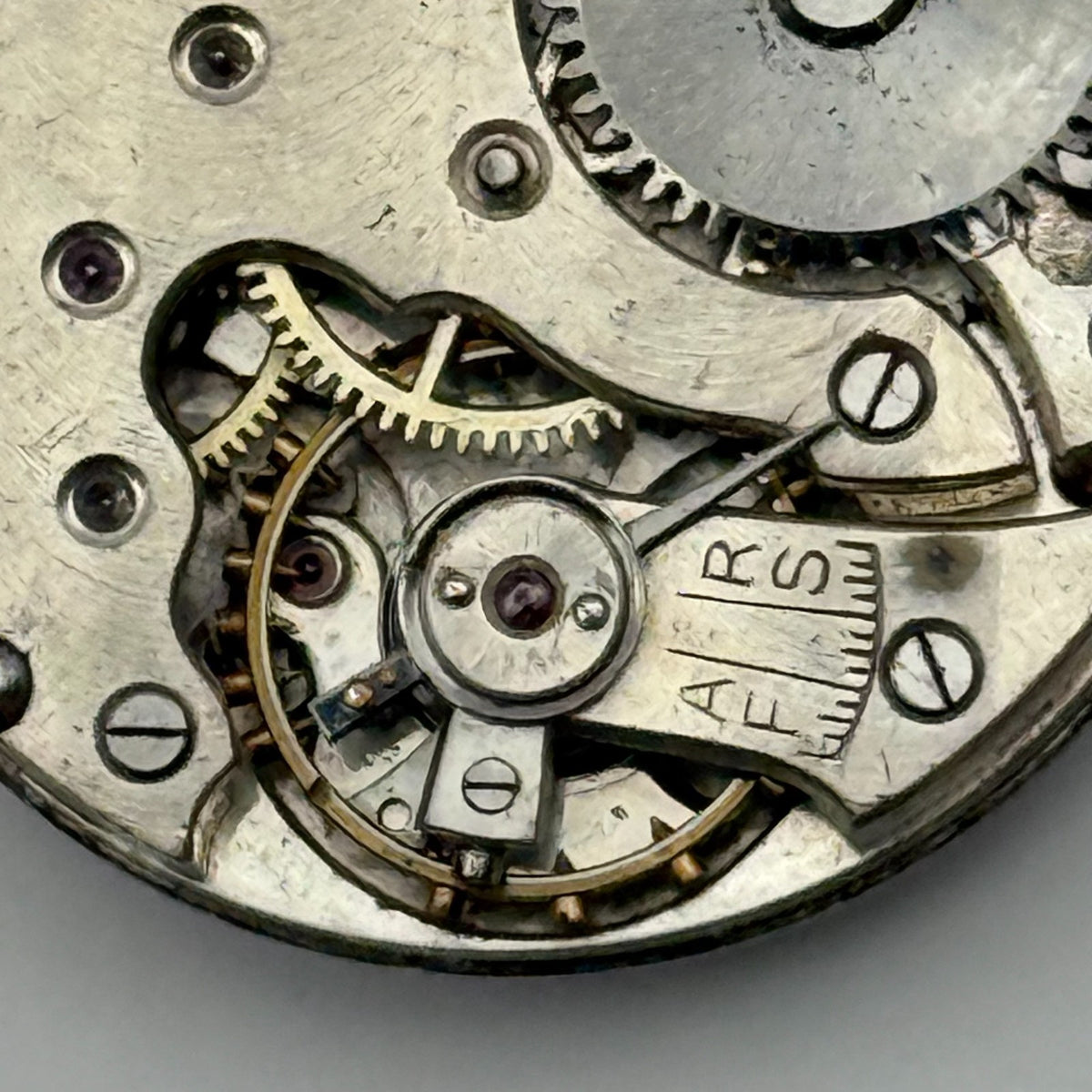 Unidentified Trench Watch Movement - Sub Seconds - For Parts / Repair - 24.7mm