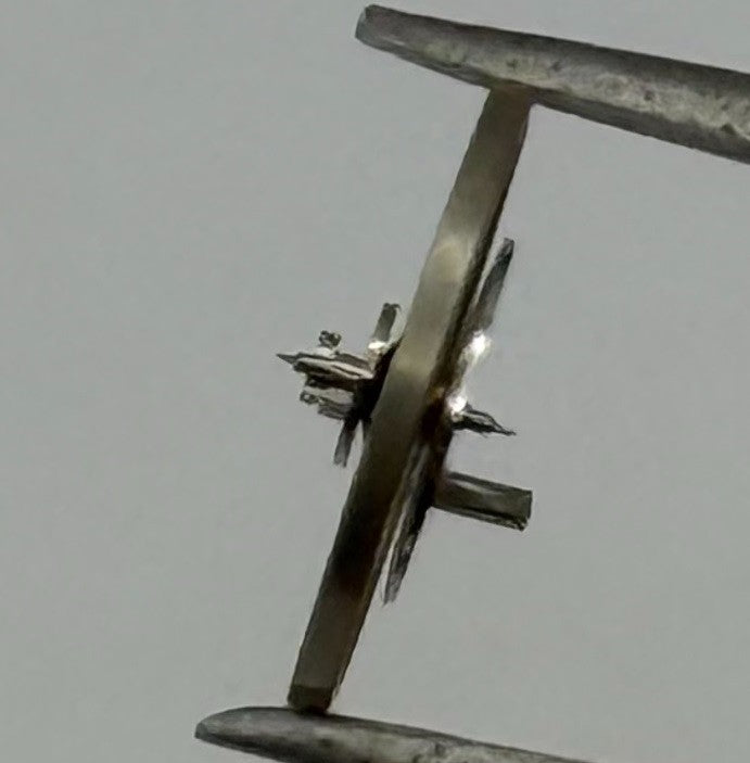 FEF 6660 Balance Wheel Complete And Spring Renata 1711 Watch Movement Parts NOS
