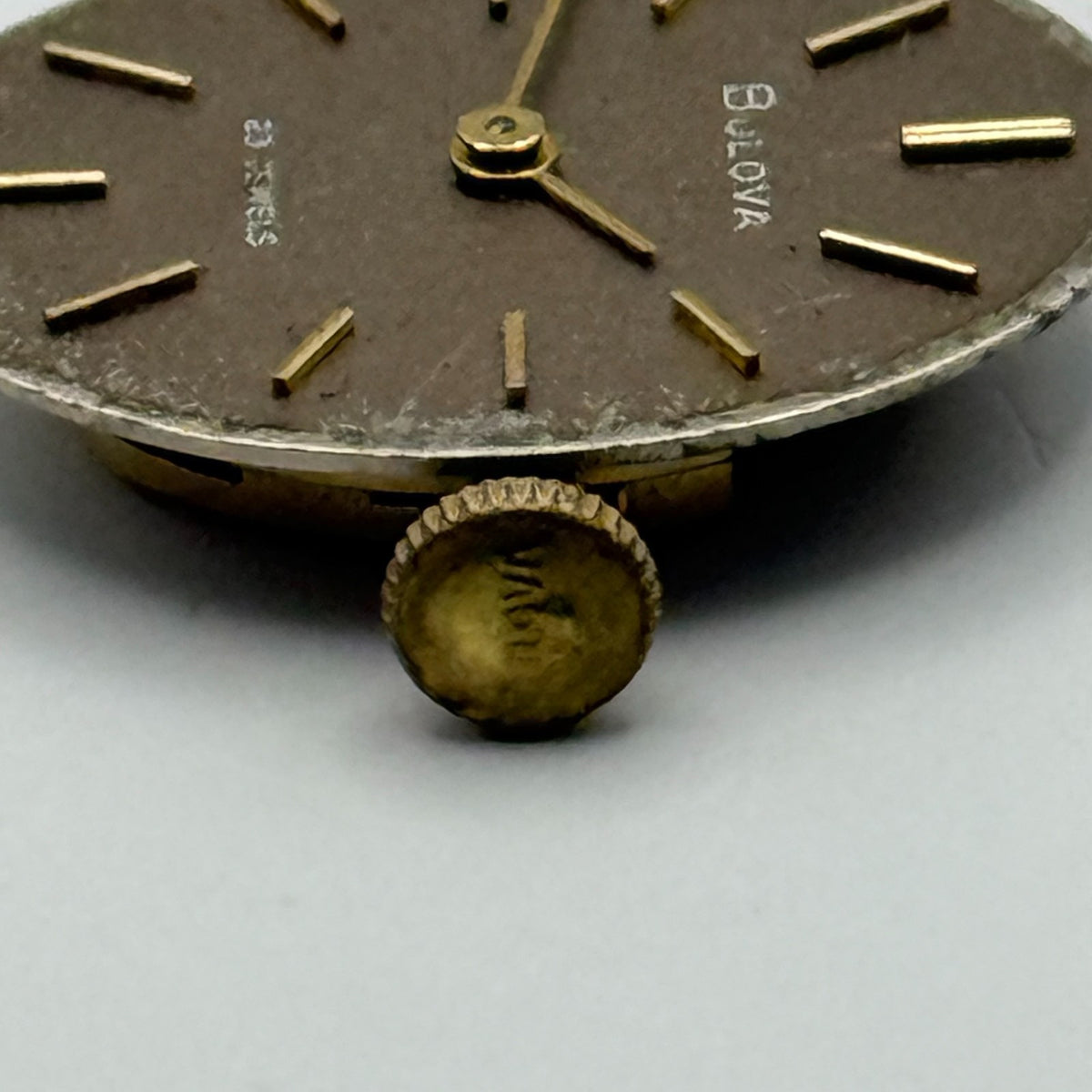 Bulova 5BD Watch Movement - Ladies 23 Jewels - For Parts / Repair - 12.8mm