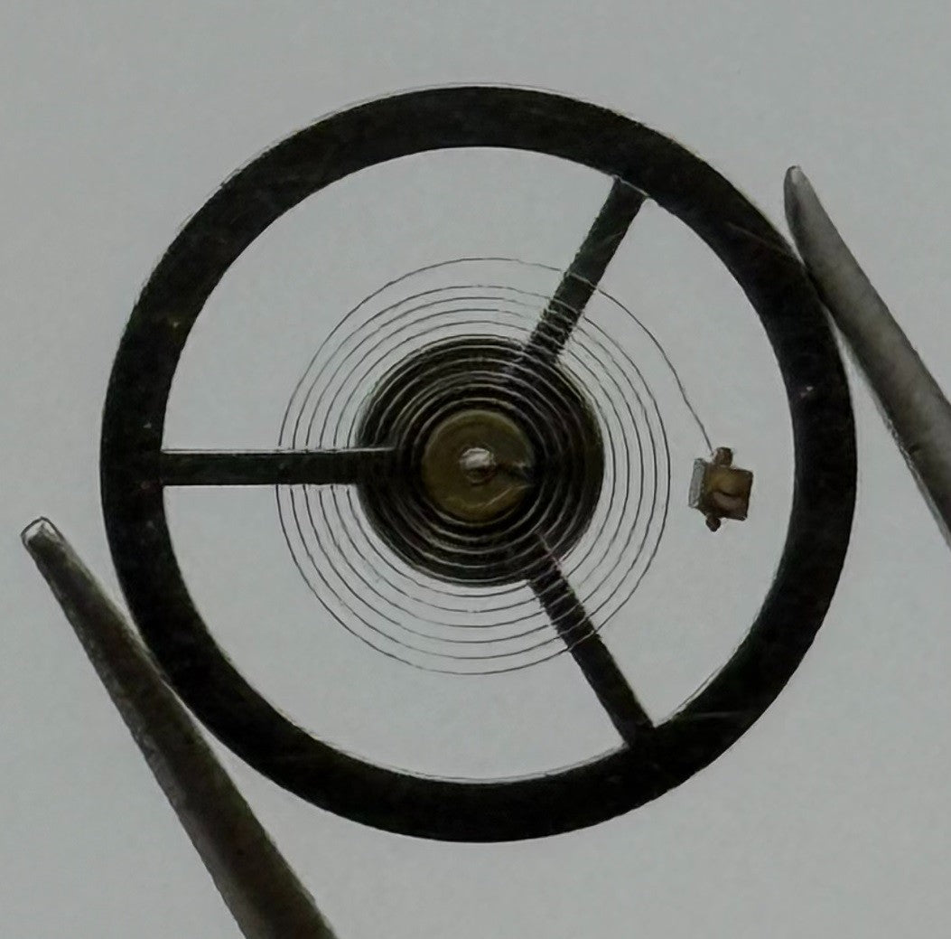 Brac 500 512 528 Balance Wheel Complete And Spring 1819 Watch Movement Parts NOS