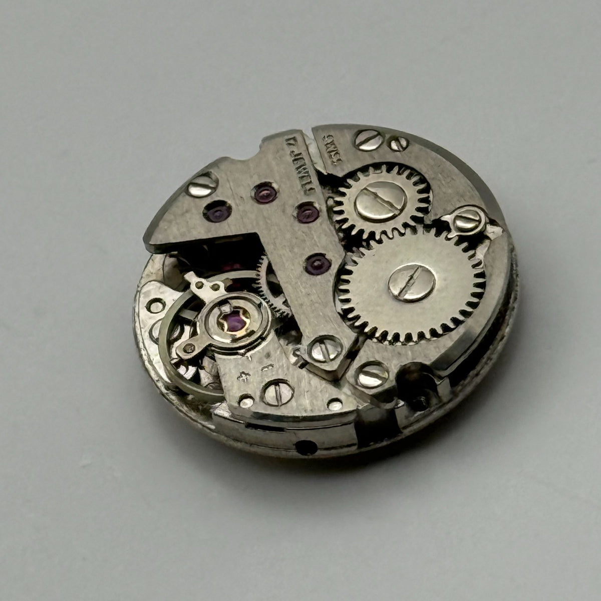 FHF 351 Watch Movement Betania 17 Jewels Swiss Manual Wind Parts Repair 17.5mm