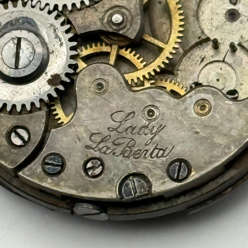 Lady La Berta Watch Movement R. Lapanouse? Swiss Manual Wind Parts Repair 29.4mm