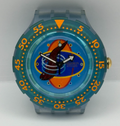 Vintage Swatch Scuba 200 Watch SDN115 Underpressure 1994 ETA Quartz 40mm Parts 