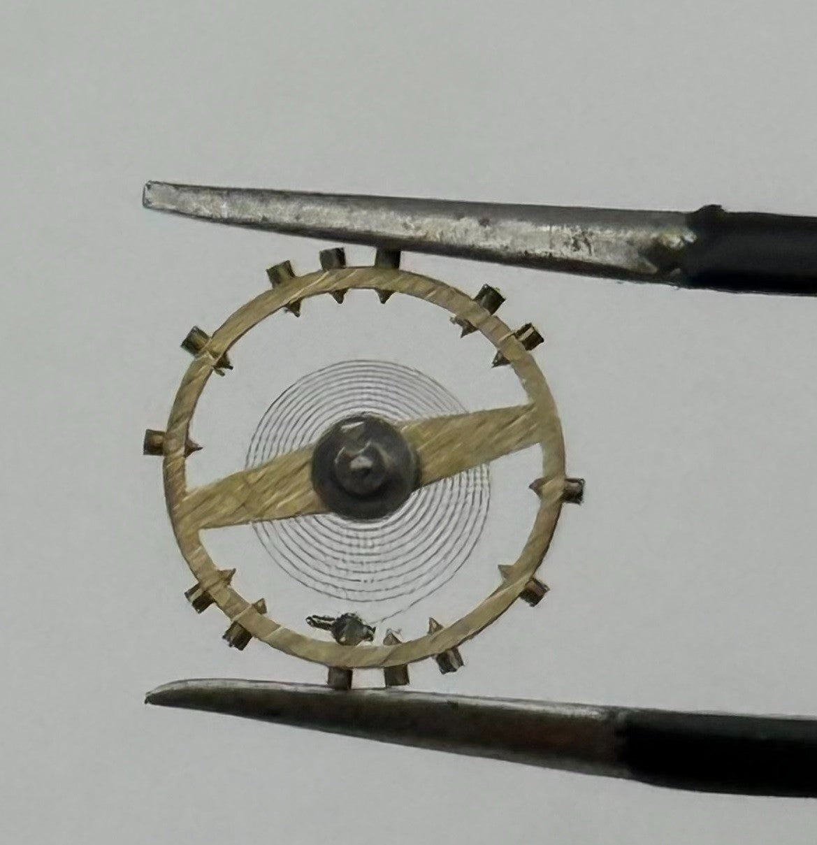 Peseux 60 Balance Wheel Complete And Spring 8¾’’’ 274 Watch Movement Parts NOS