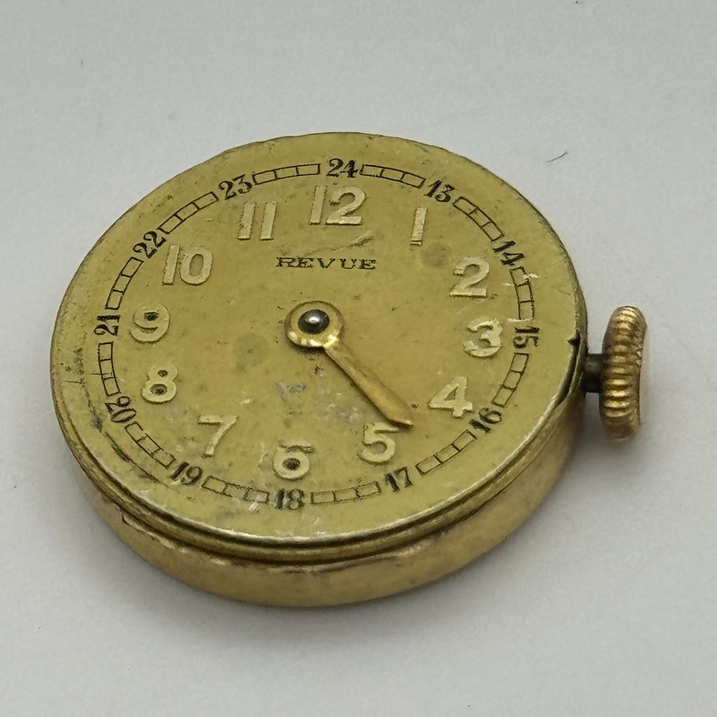 Revue GT Cal 42 Watch Movement Manual Wind Swiss Vintage Parts Spares 19.9mm 