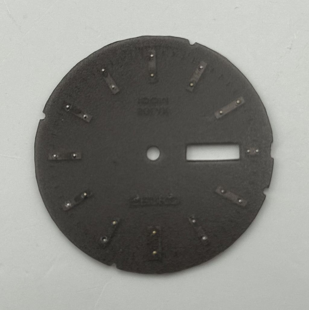 Seiko V158-0AL8 Watch Dial Solar 100M Black Japan Spare Parts Repair 32.2mm