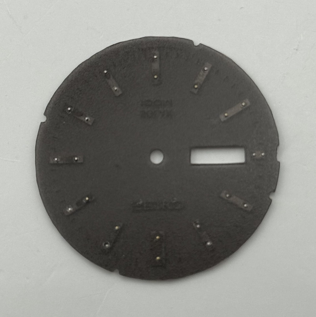 Seiko V158-0AL8 Watch Dial Solar 100M Black Japan Spare Parts Repair 32.2mm