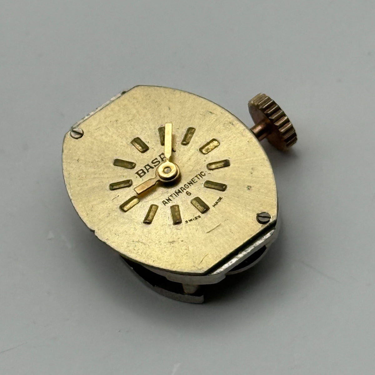 RW 72 Watch Movement Baser Antimagnetic 6 Swiss Manual Wind Parts Repair 12.6mm