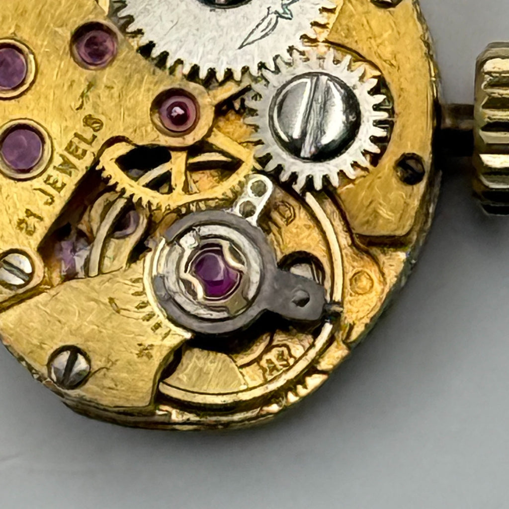 AS 1777 Watch Movement A. Schild Rotary Swiss 21 Jewels Manual Wind Parts 12.4mm